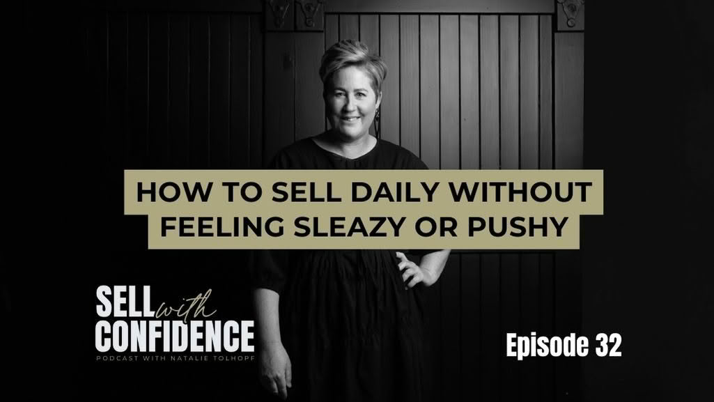 How to sell daily without feeling sleazy or pushy